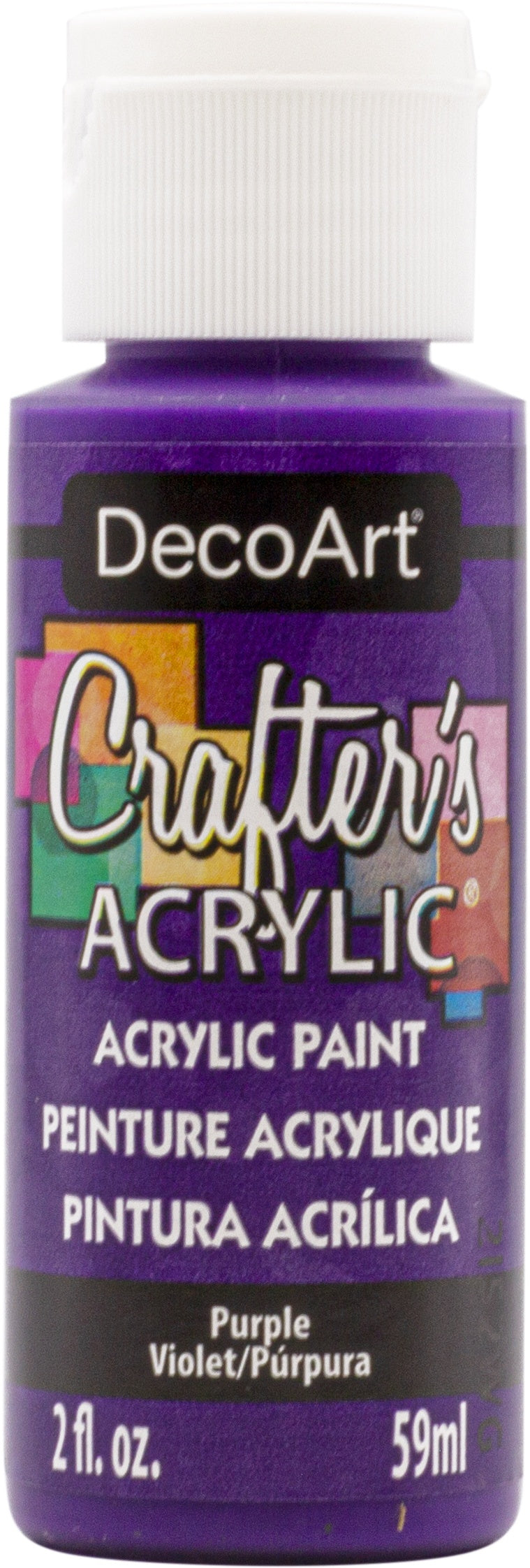 DecoArt Crafter's Acrylic All-Purpose Paint 2oz-White