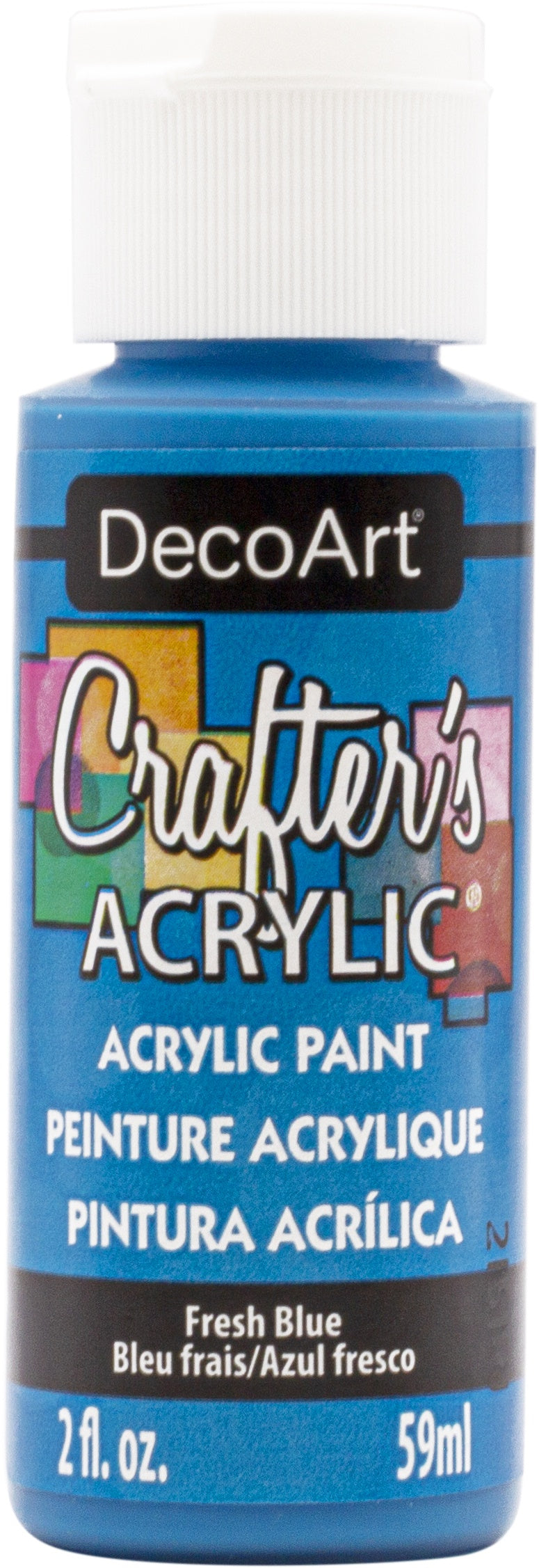 DecoArt Crafter's Acrylic All-Purpose Paint 2oz-White