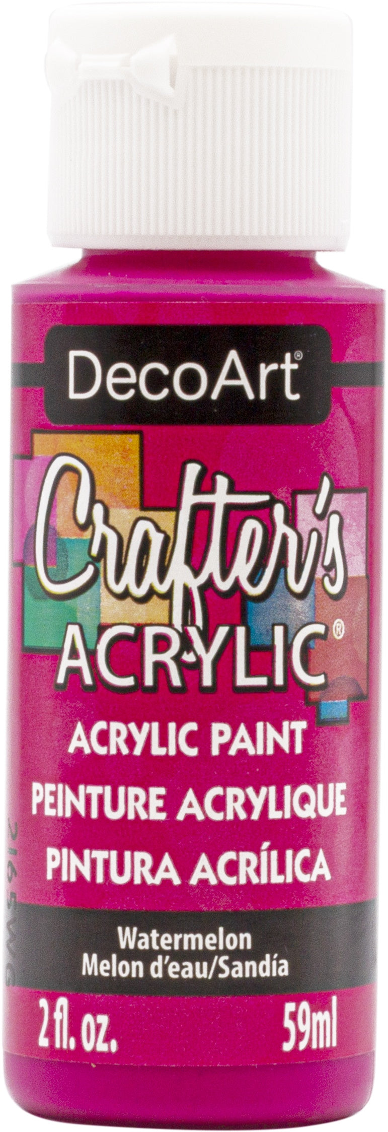 DecoArt Crafter's Acrylic All-Purpose Paint 2oz-White