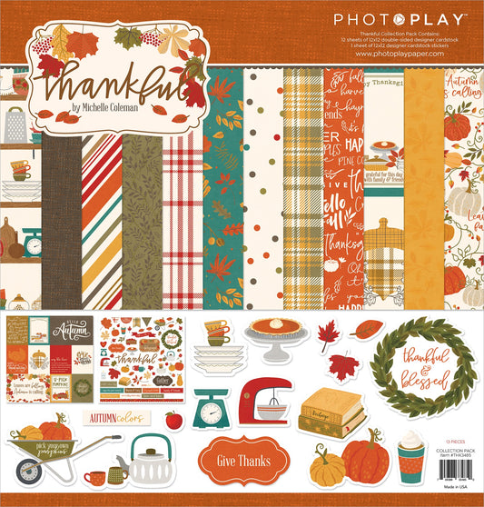 PhotoPlay Collection Pack 12"X12"-Thankful