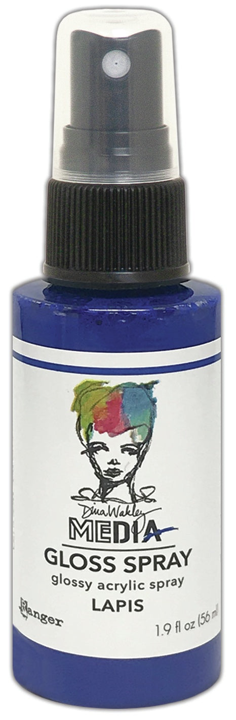 Dina Wakley Media Gloss Sprays 2oz-White