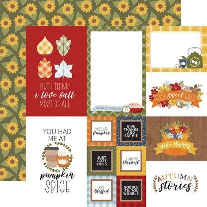 Fall Fever Double-Sided Cardstock 12"X12"-Flavors Of Fall