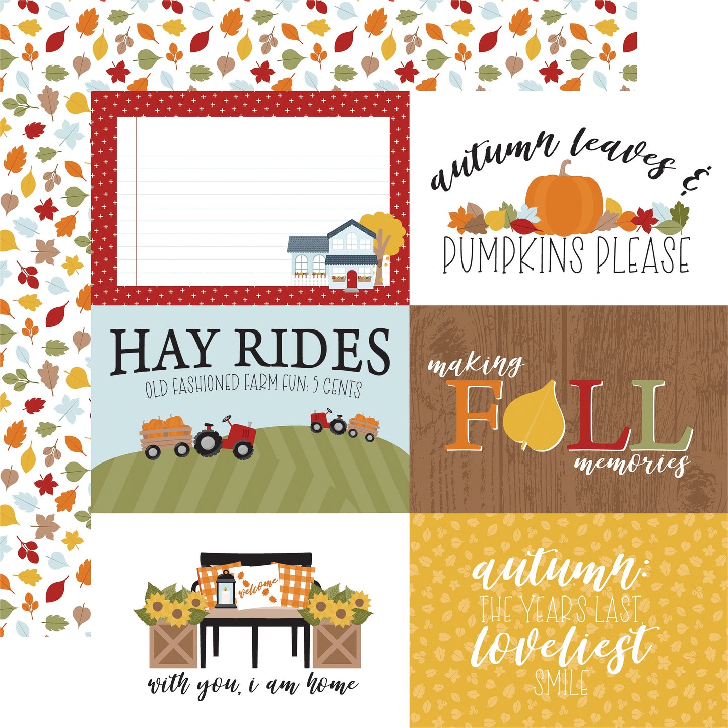 Fall Fever Double-Sided Cardstock 12"X12"-Flavors Of Fall