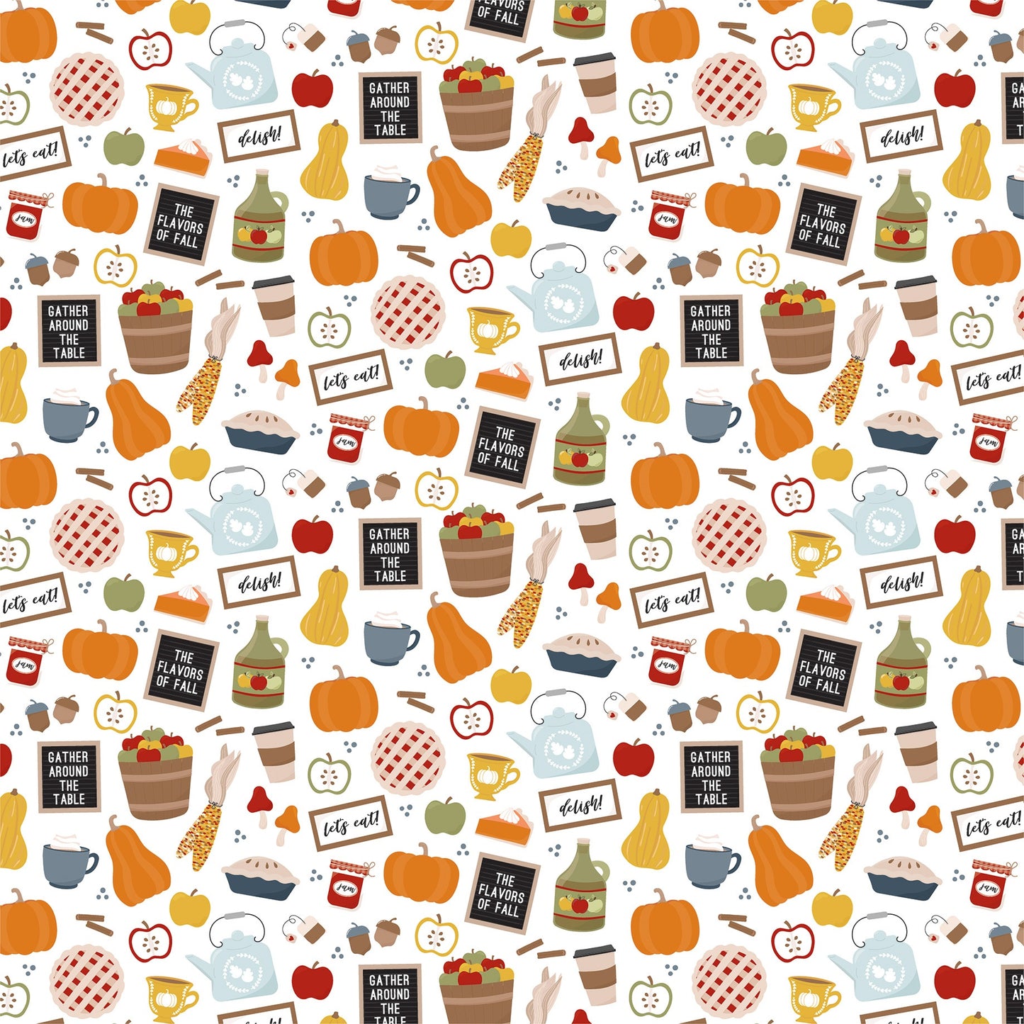 Fall Fever Double-Sided Cardstock 12"X12"-Flavors Of Fall