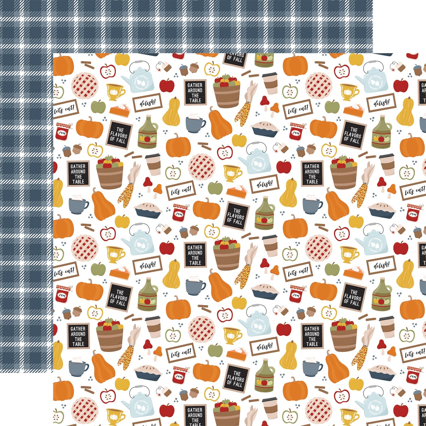 Fall Fever Double-Sided Cardstock 12"X12"-Flavors Of Fall