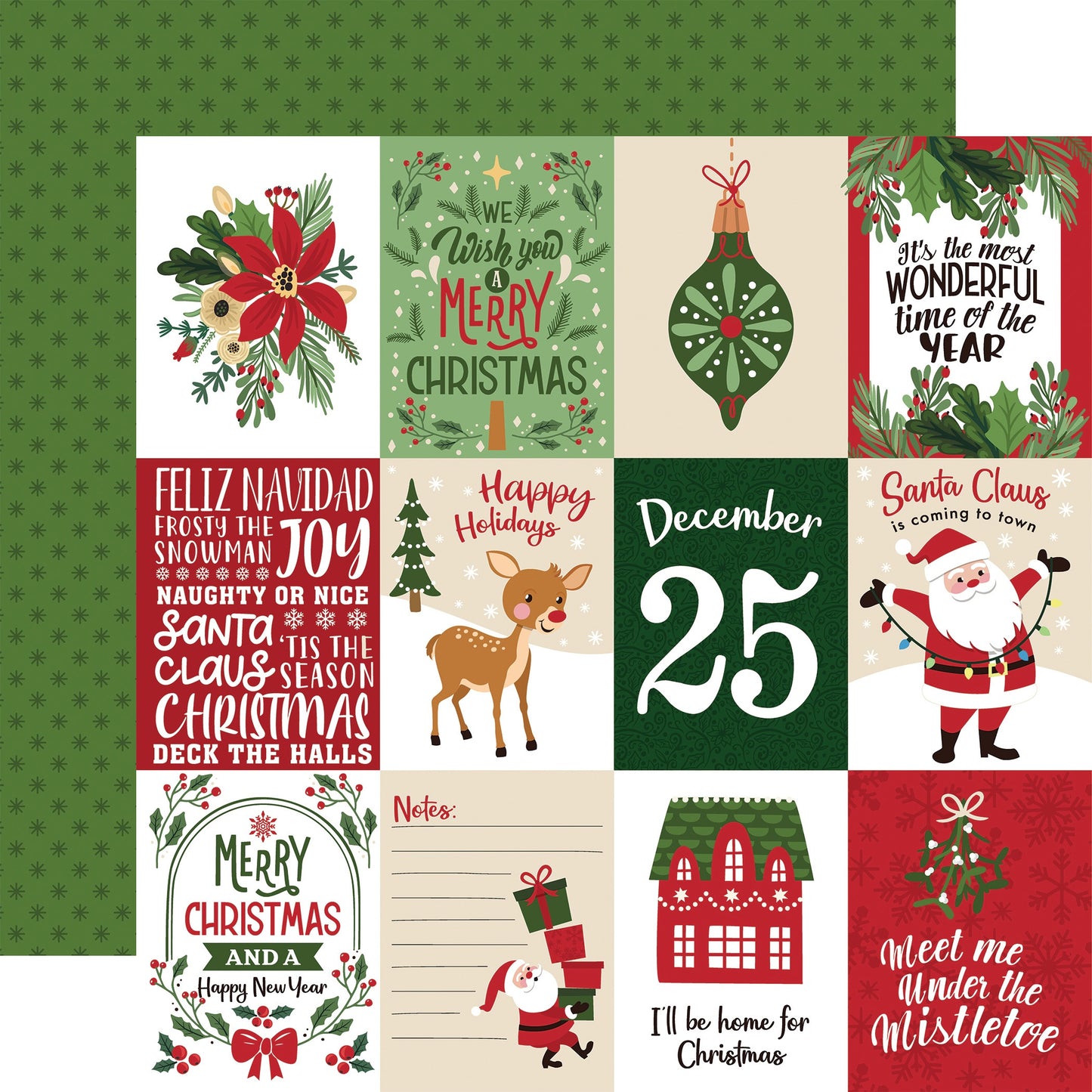 The Magic Of Christmas Double-Sided Cardstock 12"X12"-Select Style