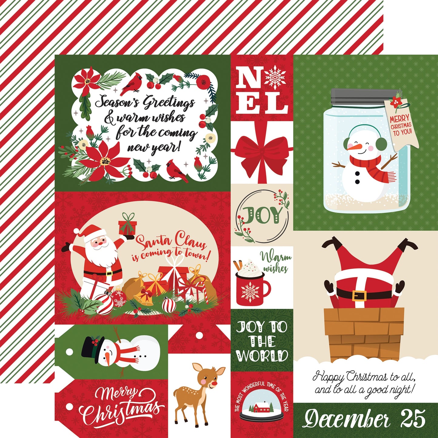 The Magic Of Christmas Double-Sided Cardstock 12"X12"-Select Style