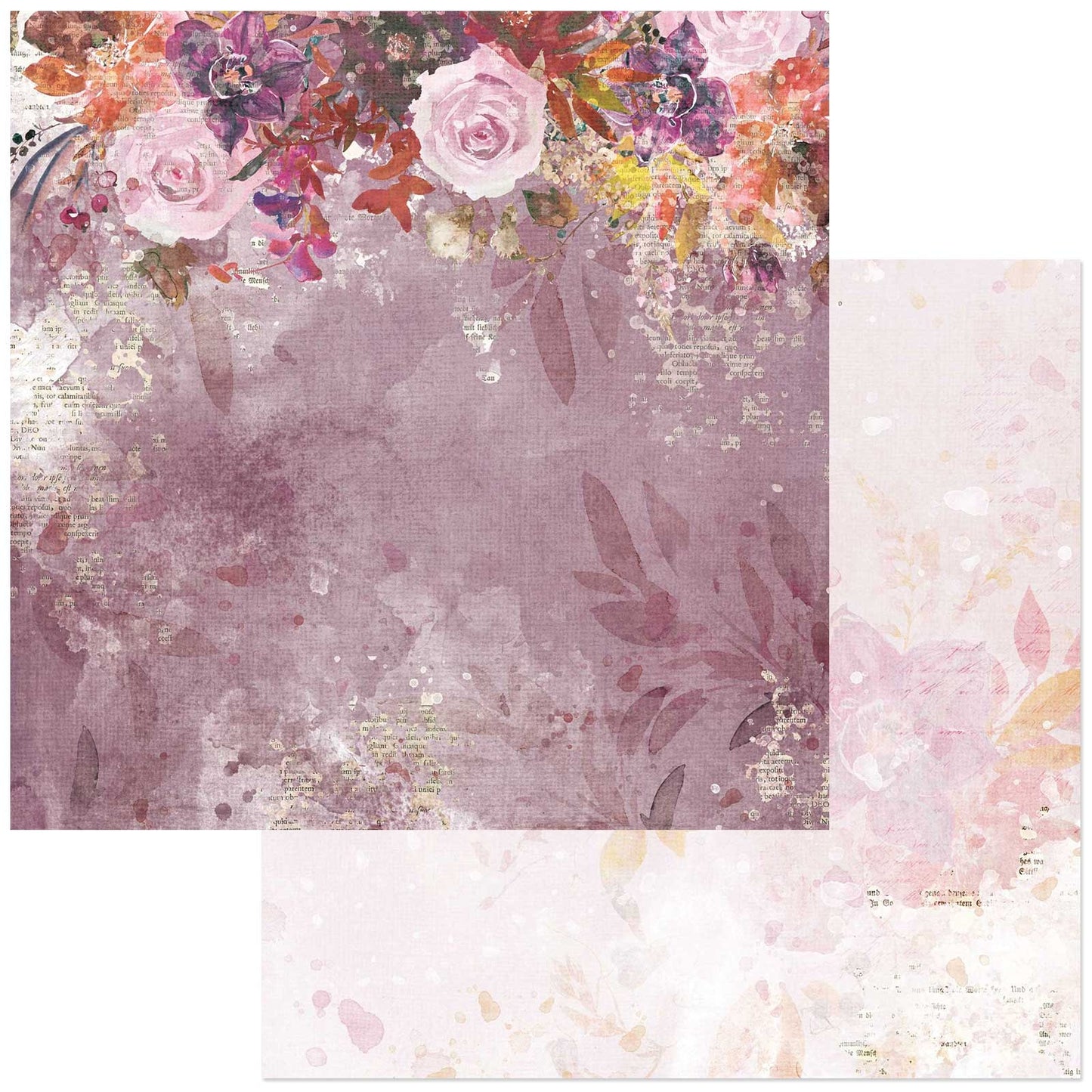 ARToptions Plum Grove Double-Sided Cardstock 12"X12"-Flight Of Fancies