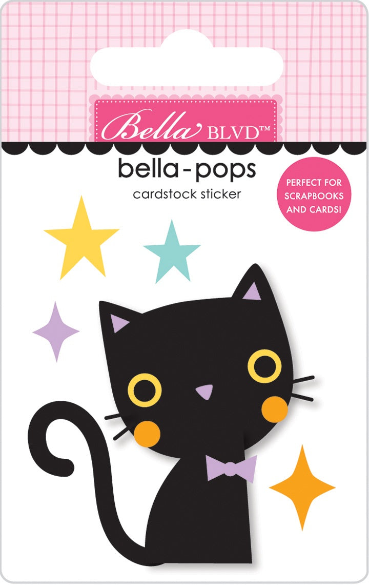 Spell On You Bella-Pops 3D Stickers-Black Cat