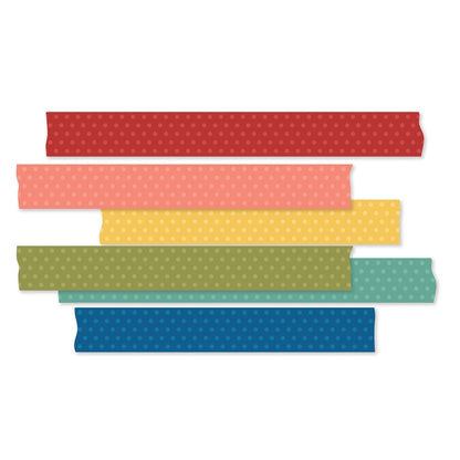 Simple Stories Color Vibe Washi Tape 6/Pkg-Bolds