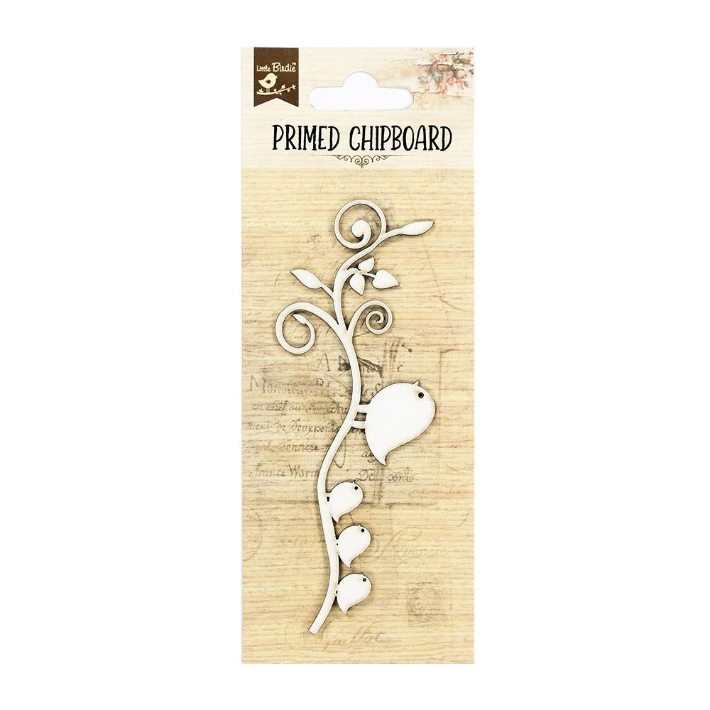 Little Birdie Laser Cut Primed Chipboard 1/Pkg-Select Style