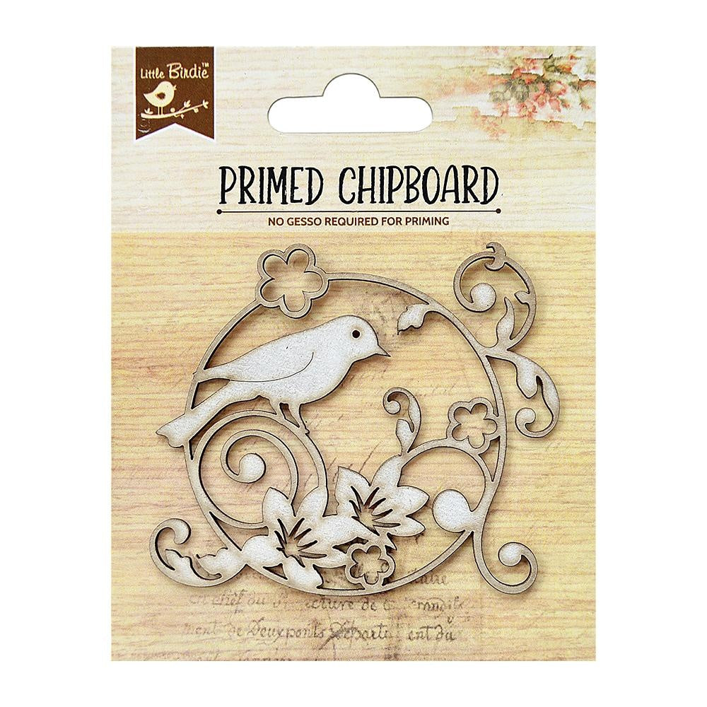 Little Birdie Laser Cut Primed Chipboard 1/Pkg-Select Style