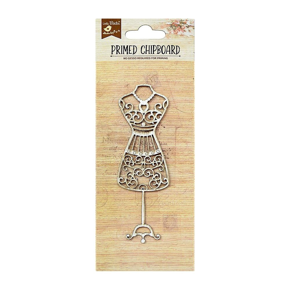 Little Birdie Laser Cut Primed Chipboard 1/Pkg-Select Style