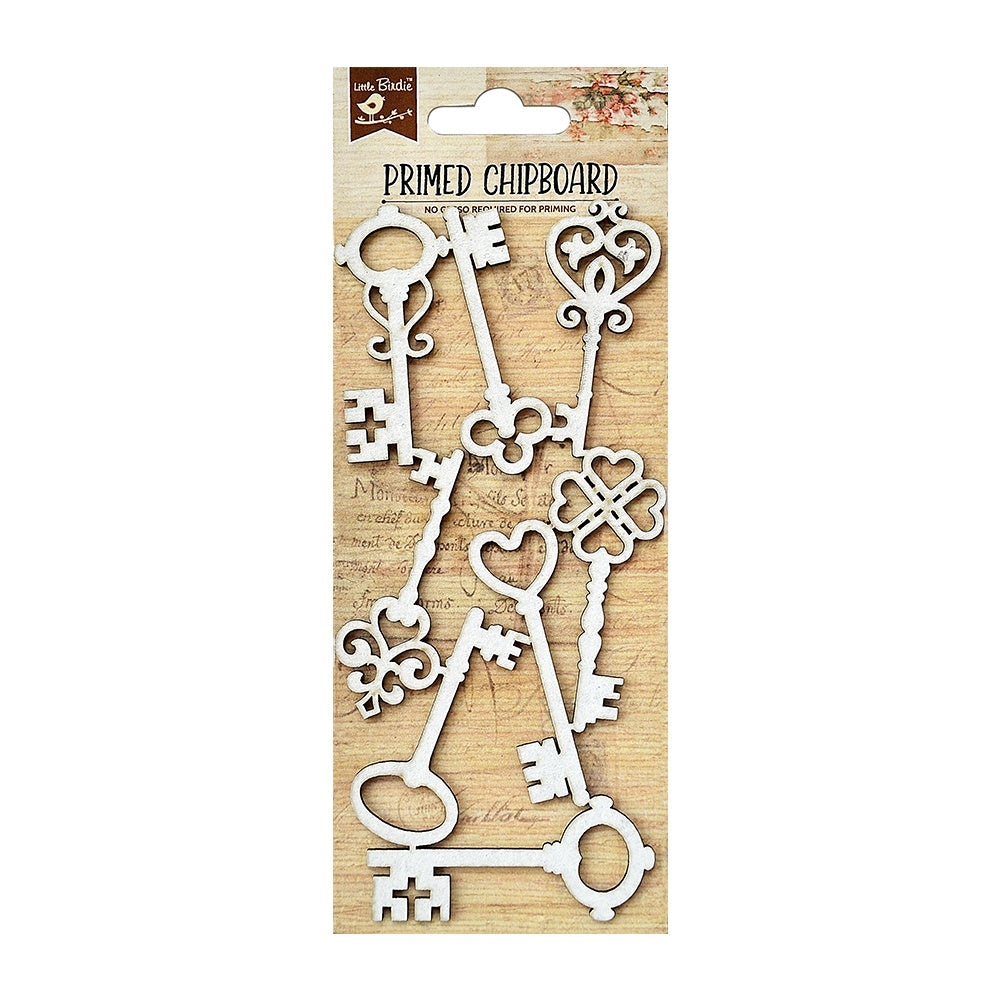 Little Birdie Laser Cut Primed Chipboard 1/Pkg-Select Style