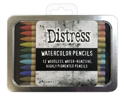 Tim Holtz Distress Watercolor Pencils 12/Pkg-Set 3