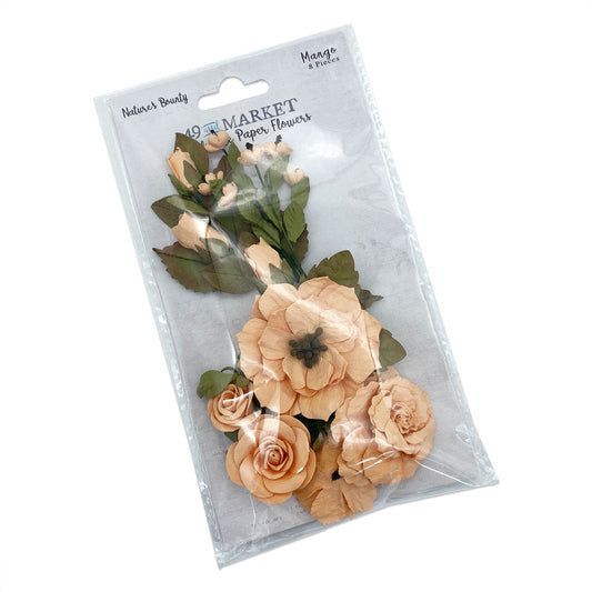 49 And Market Nature's Bounty Paper Flowers-Mango