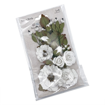 49 And Market Nature's Bounty Paper Flowers-Salt
