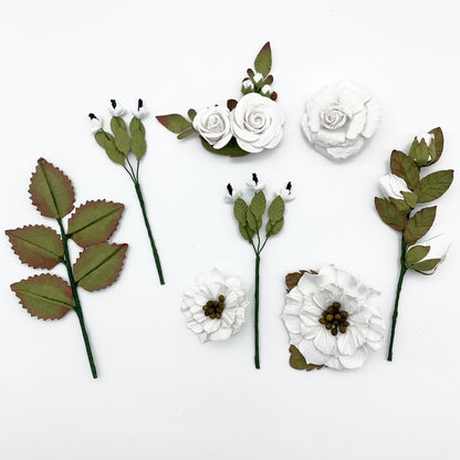 49 And Market Nature's Bounty Paper Flowers-Salt