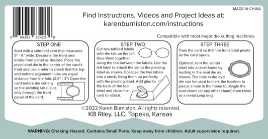 Karen Burniston Dies-Label Charm Pop-Up