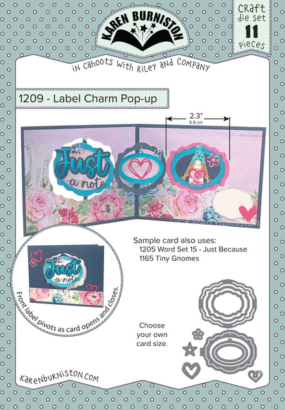 Karen Burniston Dies-Label Charm Pop-Up