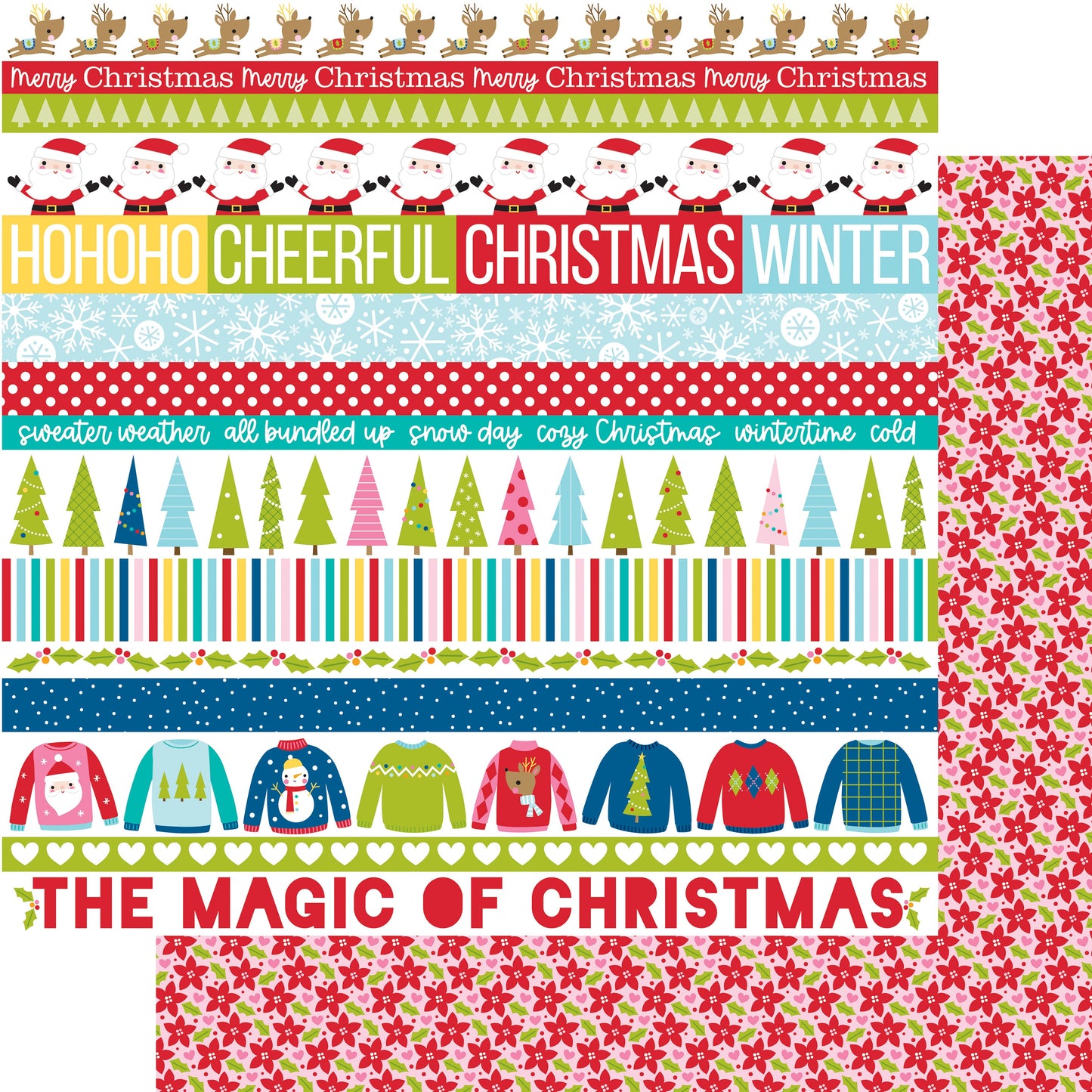 The North Pole Double-Sided Cardstock 12"X12"-Daily Details