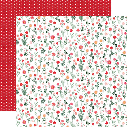 My Valentine Double-Sided Cardstock 12"X12"-2"X2" Journaling Cards