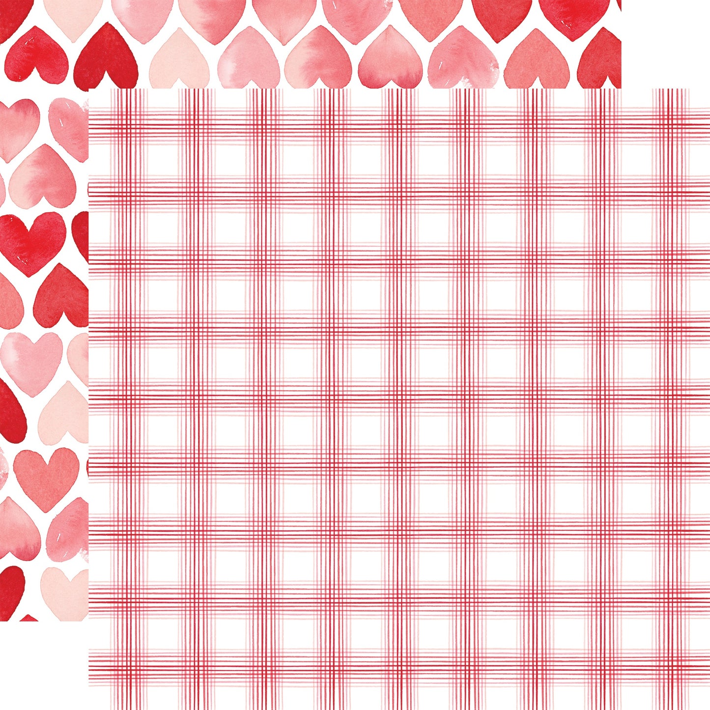 My Valentine Double-Sided Cardstock 12"X12"-2"X2" Journaling Cards