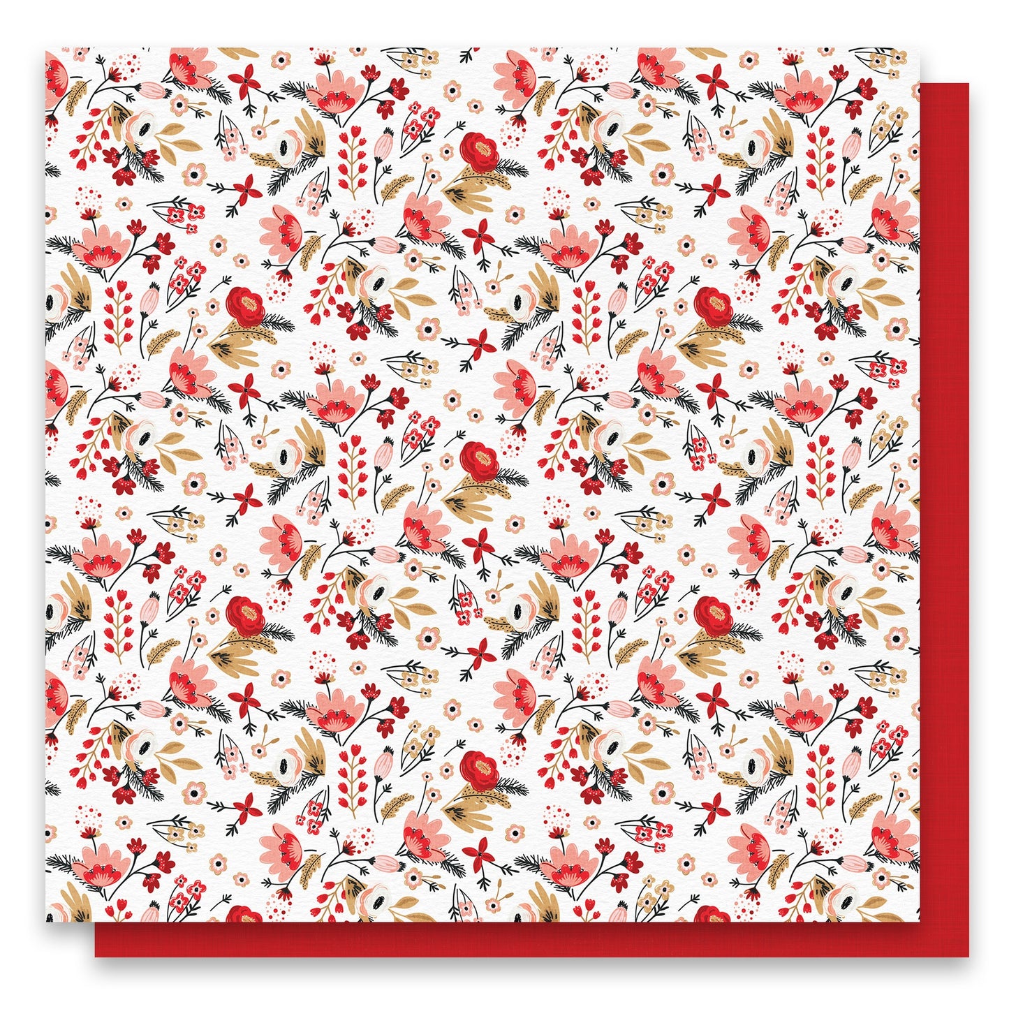 Cupid's Sweetheart Cafe Double-Sided Cardstock 12"X12"-Quilt from Cupid