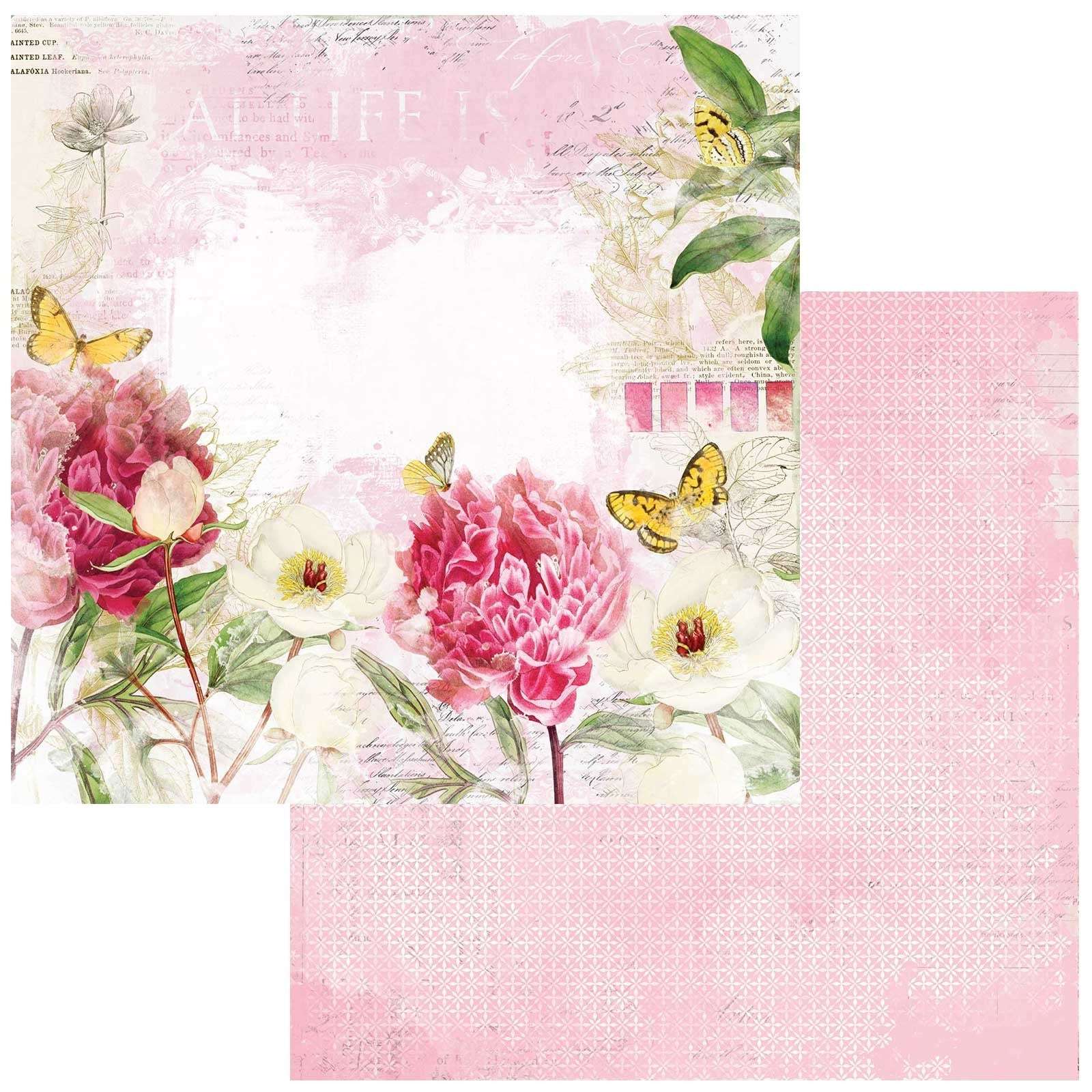 Color Swatch: Blossom Double-Sided Cardstock 12"X12"-Select Style