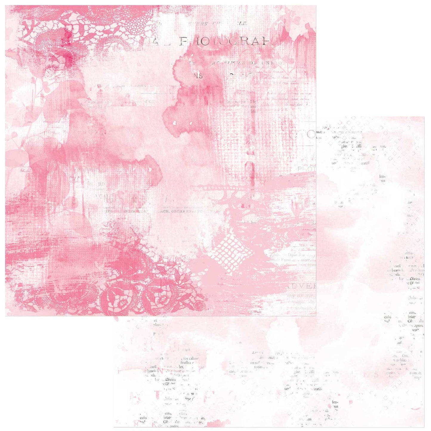 Color Swatch: Blossom Double-Sided Cardstock 12"X12"- Select Style