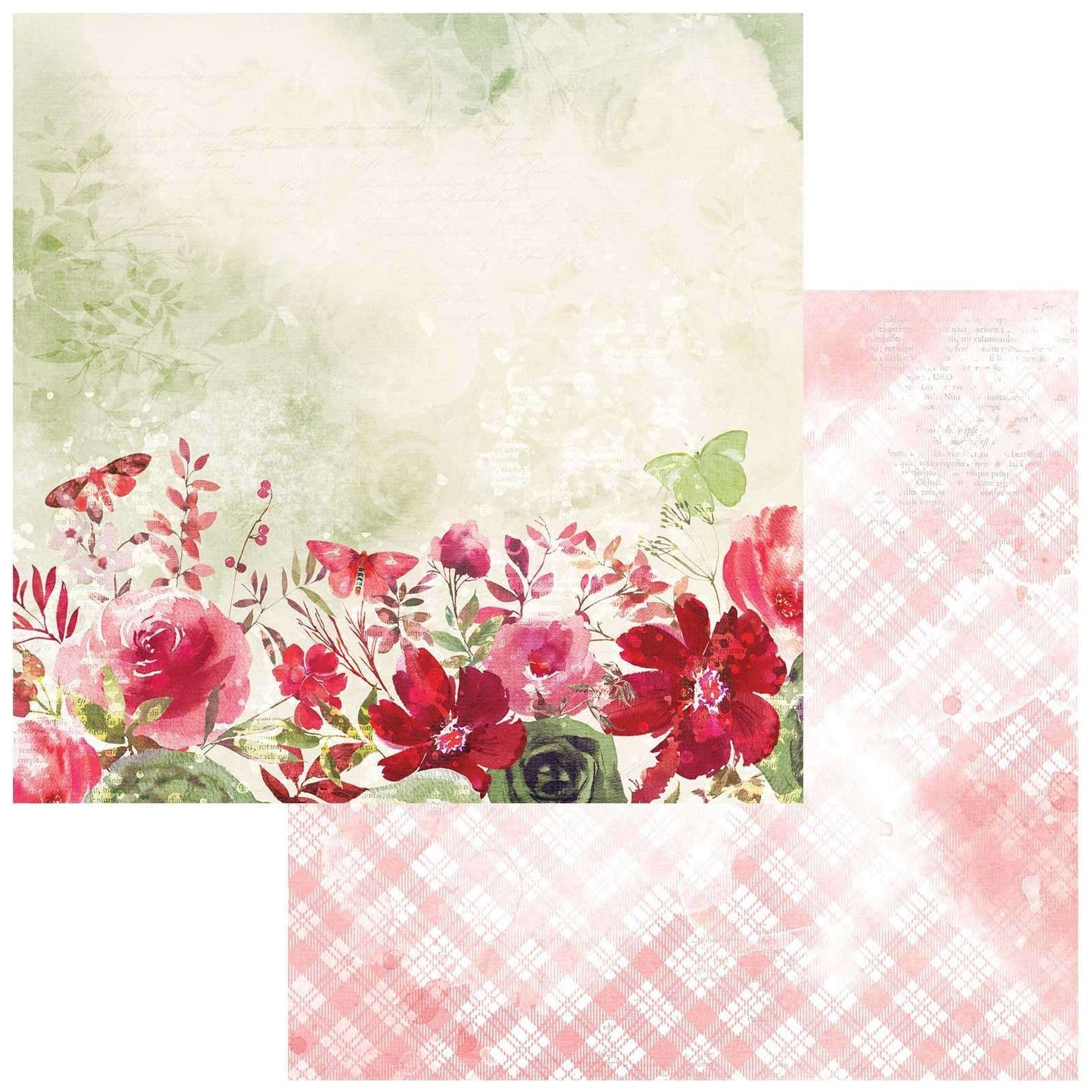 ARToptions Rouge Double-Sided Cardstock 12"X12"-Devoted