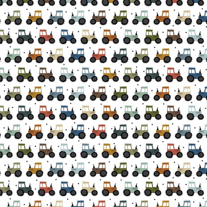 Dream Big Little Boy Double-Sided Cardstock 12"X12"-Tractors