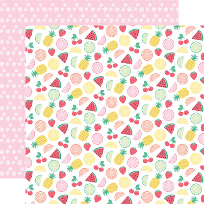 Sun Kissed Double-Sided Cardstock 12"X12"-Feeling Fruity