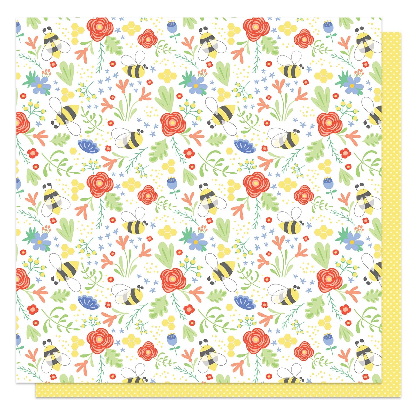 Showers & Flowers Double-Sided Cardstock 12"X12"-Select Style