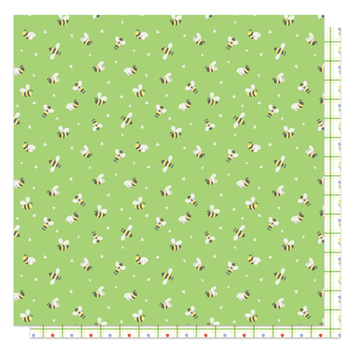 Showers & Flowers Double-Sided Cardstock 12"X12"-Select Style