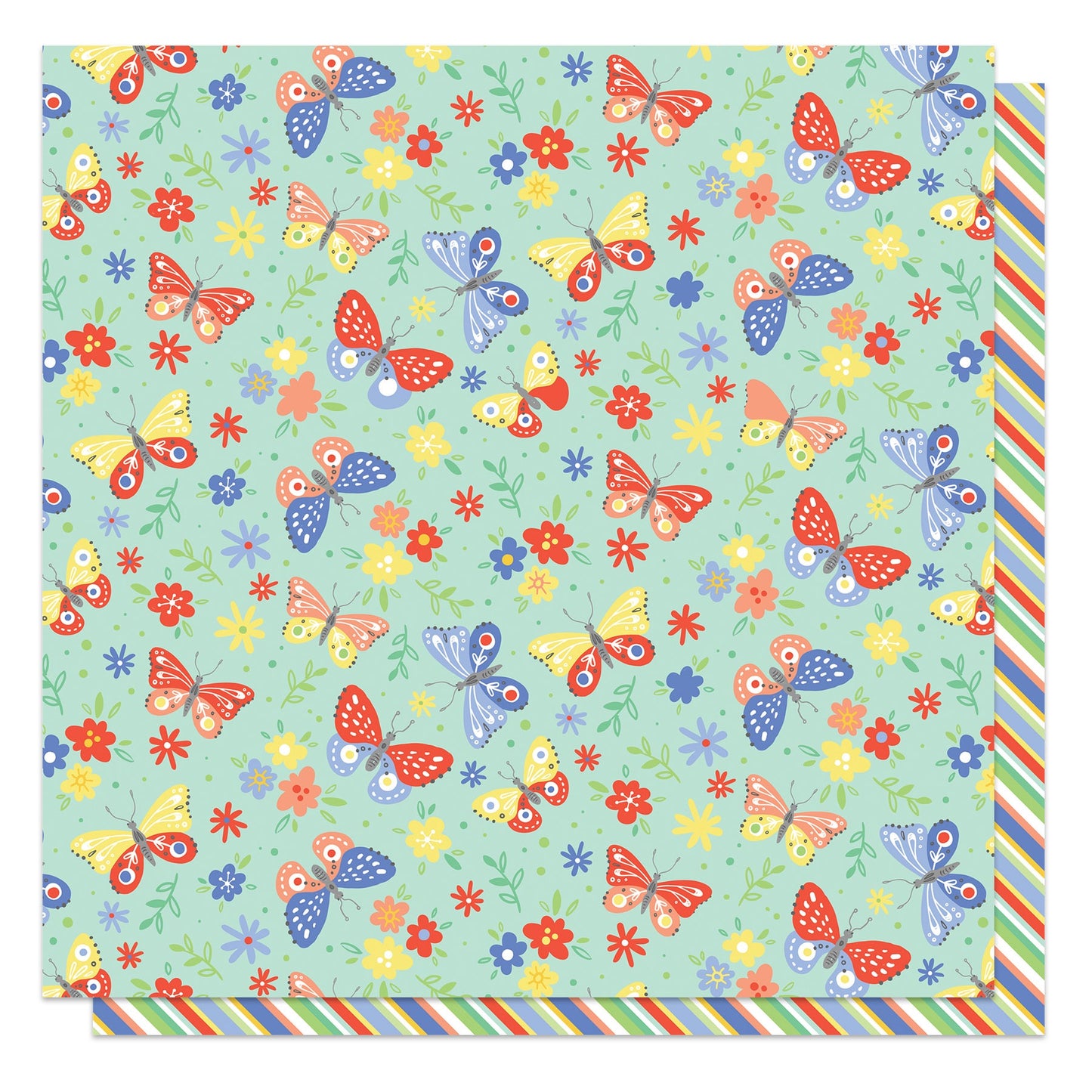 Showers & Flowers Double-Sided Cardstock 12"X12"-Select Style