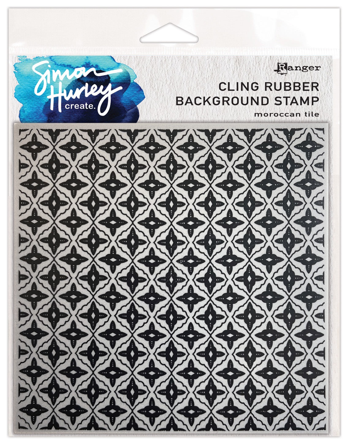 Simon Hurley create. Cling Stamps 6"X6"-