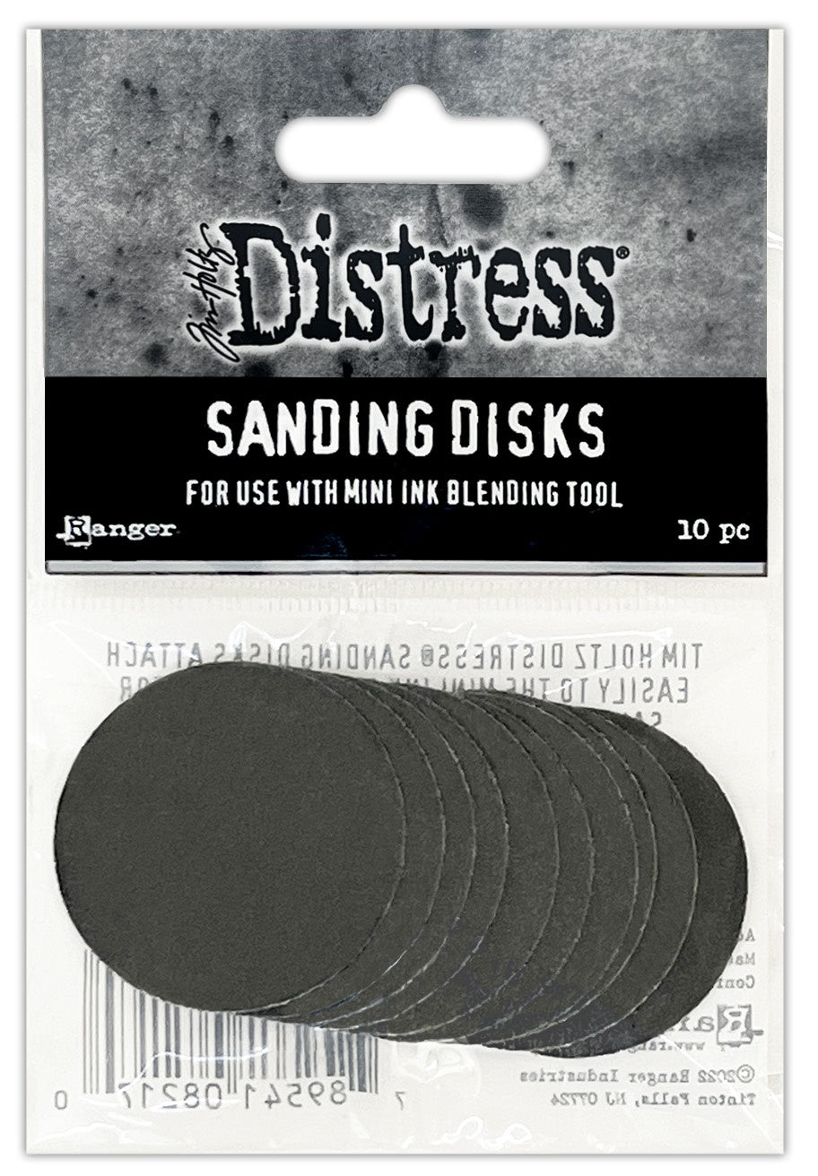 Tim Holtz Distress Sanding Disks-10/Pkg