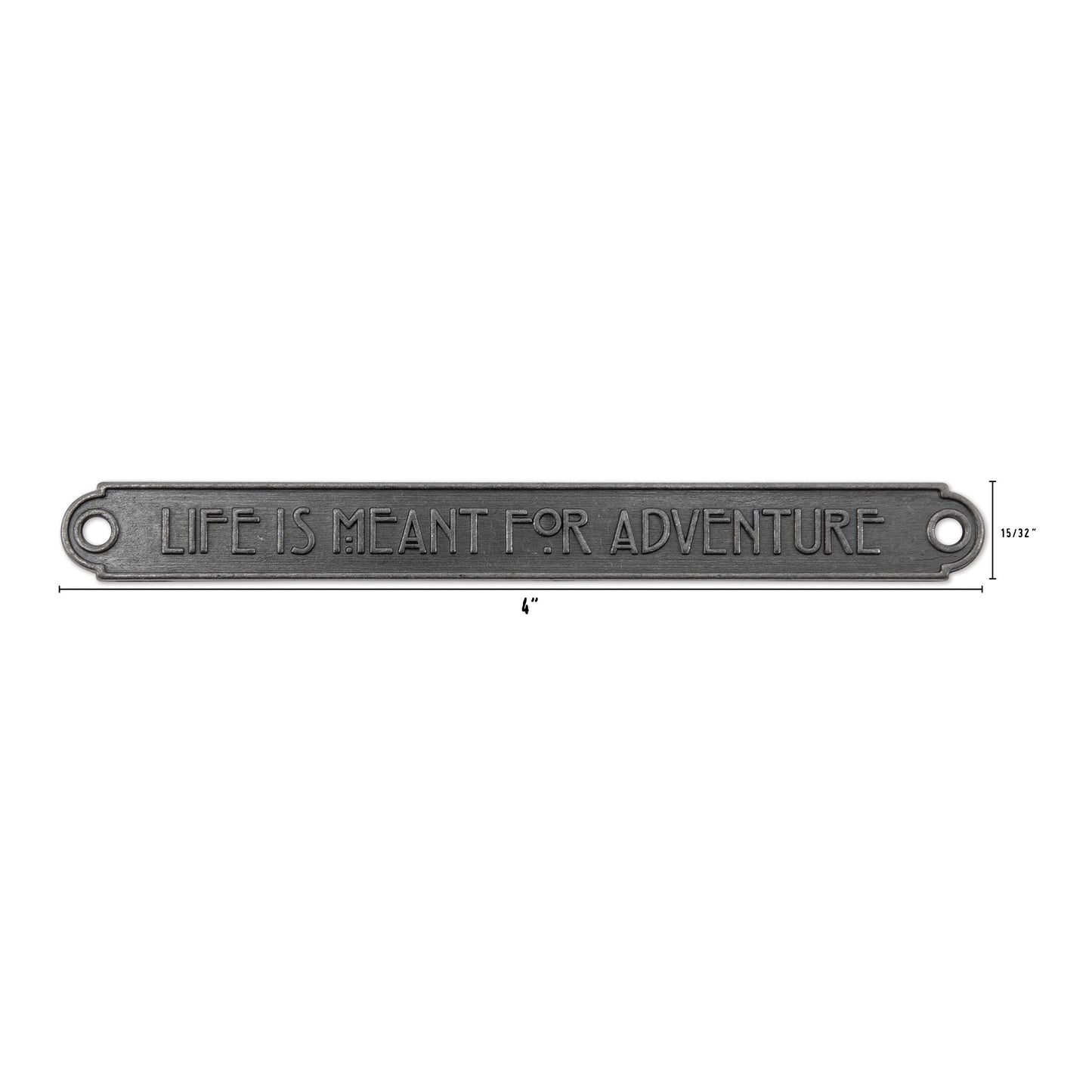 Idea-Ology Metal Word Plaques 4/Pkg-Large