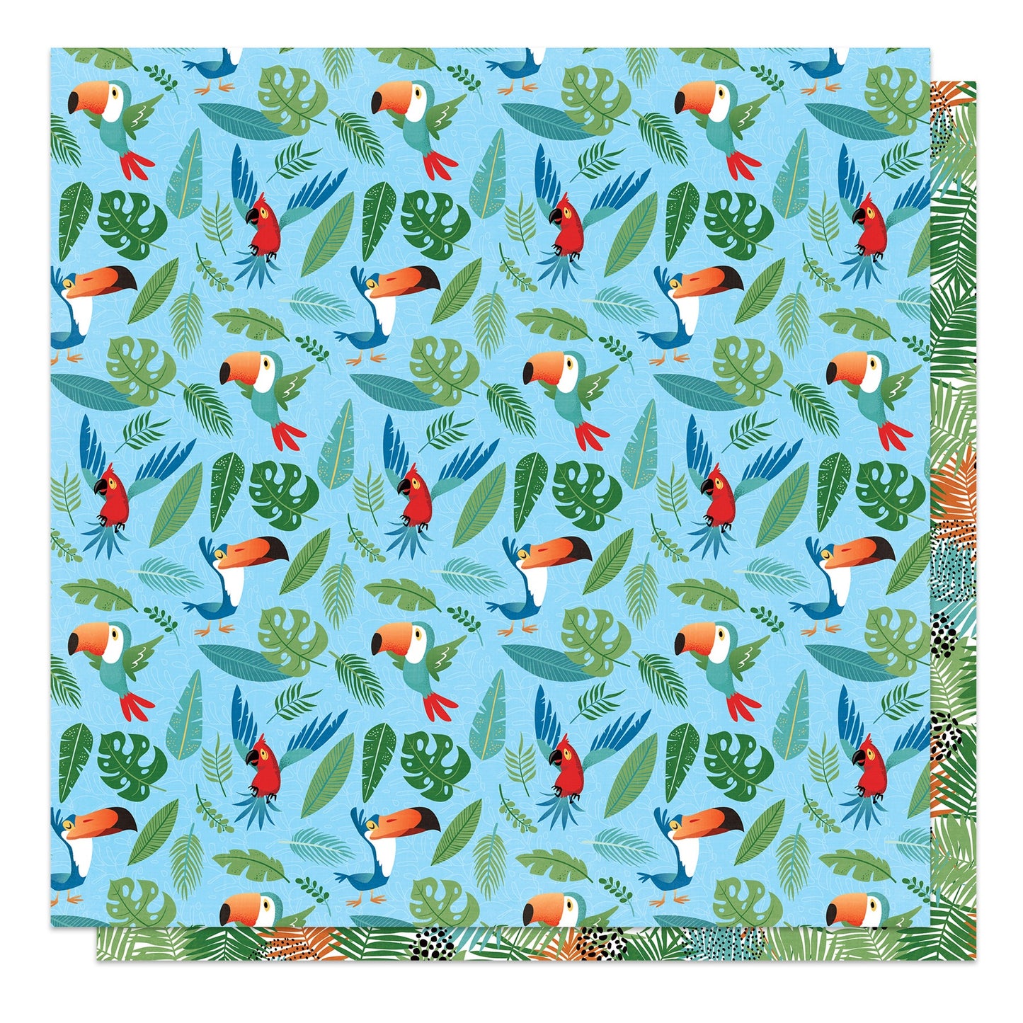 A Day At The Zoo Double-Sided Cardstock 12"X12"-