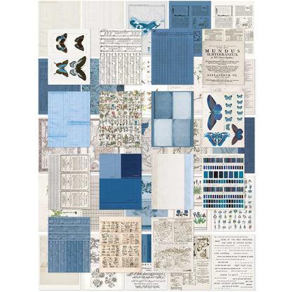 49 And Market Collage Sheets 6"X8" 40/Pkg-Color Swatch: Inkwell