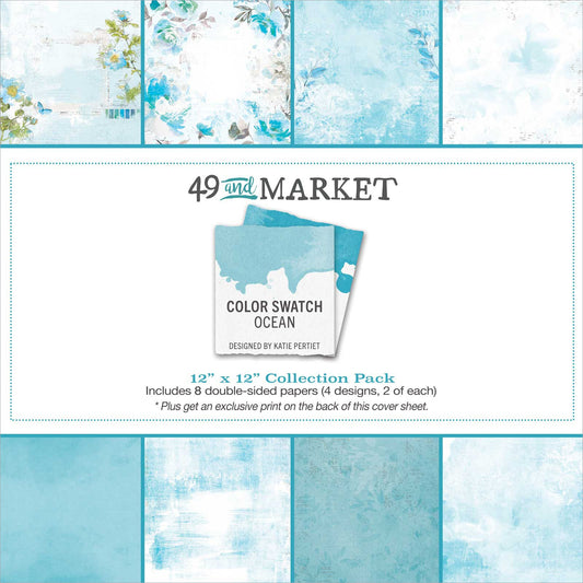 49 And Market Collection Pack 12"X12"-Color Swatch: Ocean