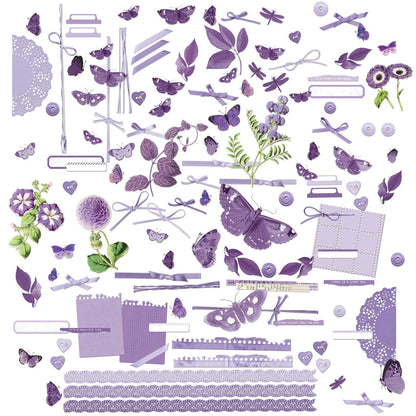 Color Swatch: Lavender Laser Cut Outs-Elements