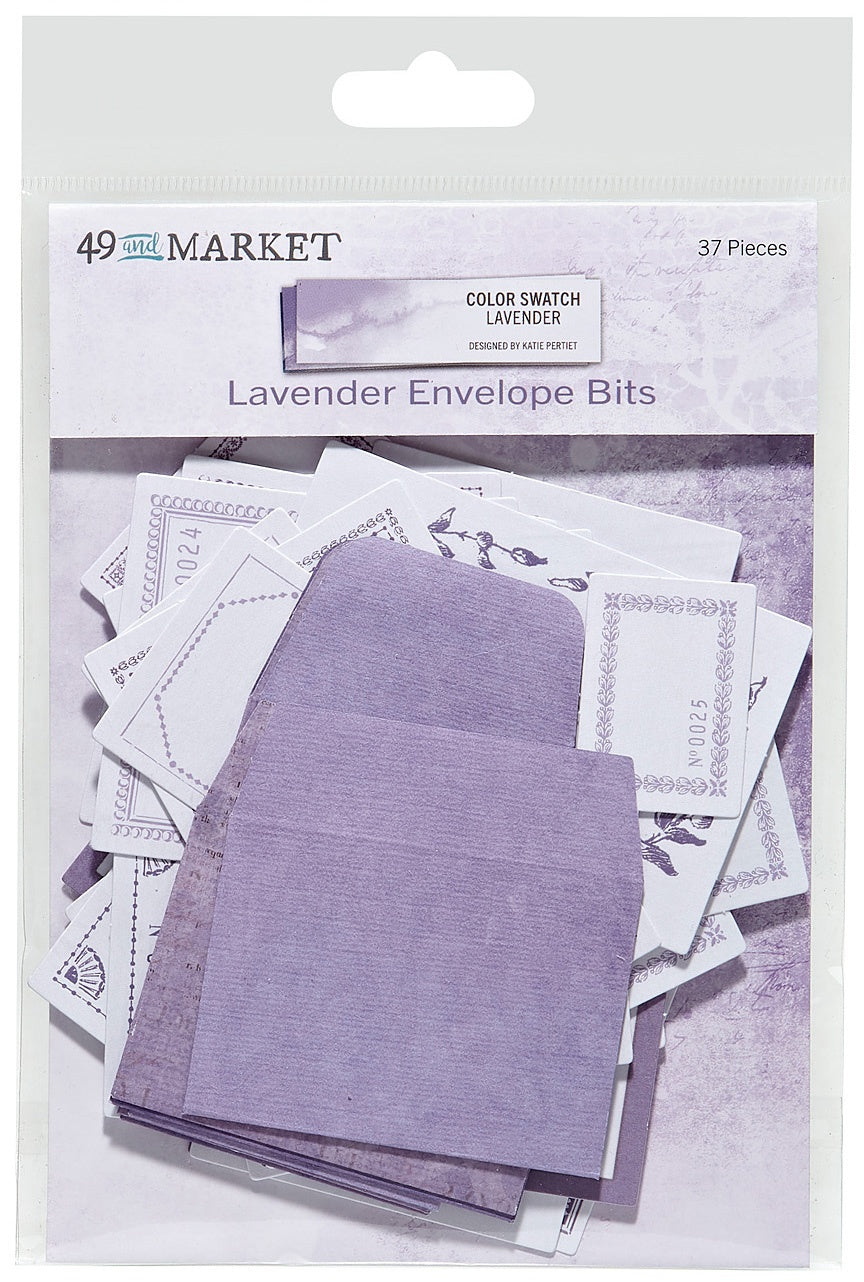 Color Swatch: Lavender Envelope Bits-