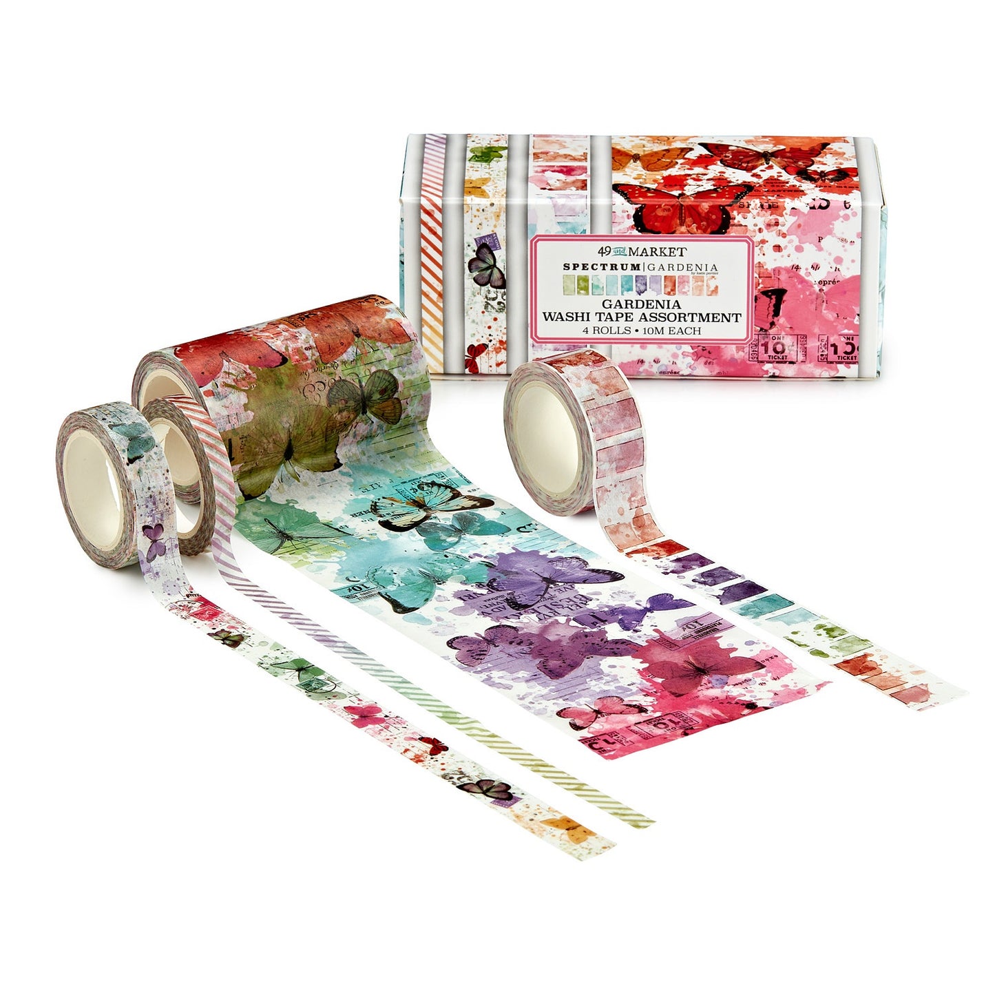 49 And Market Spectrum Gardenia Washi Tape Set-Assortment