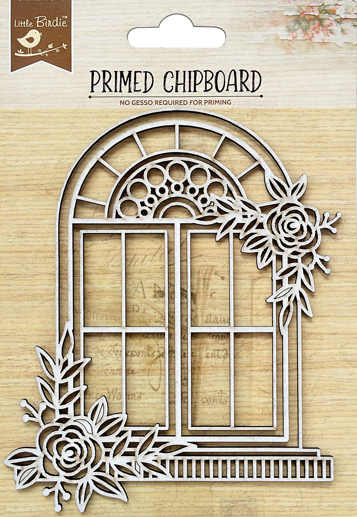 Little Birdie Laser Cut Primed Chipboard 1/Pkg-Select Style