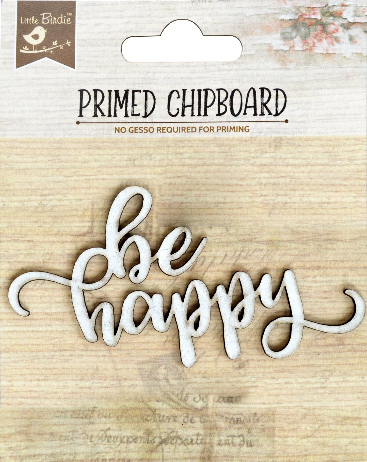 Little Birdie Laser Cut Primed Chipboard 1/Pkg-Select Style