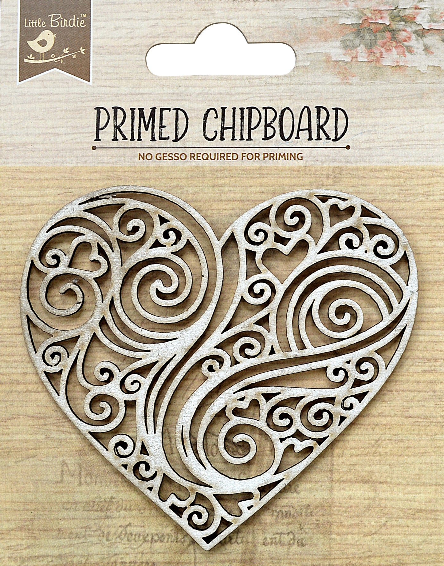 Little Birdie Laser Cut Primed Chipboard 1/Pkg-Select Style