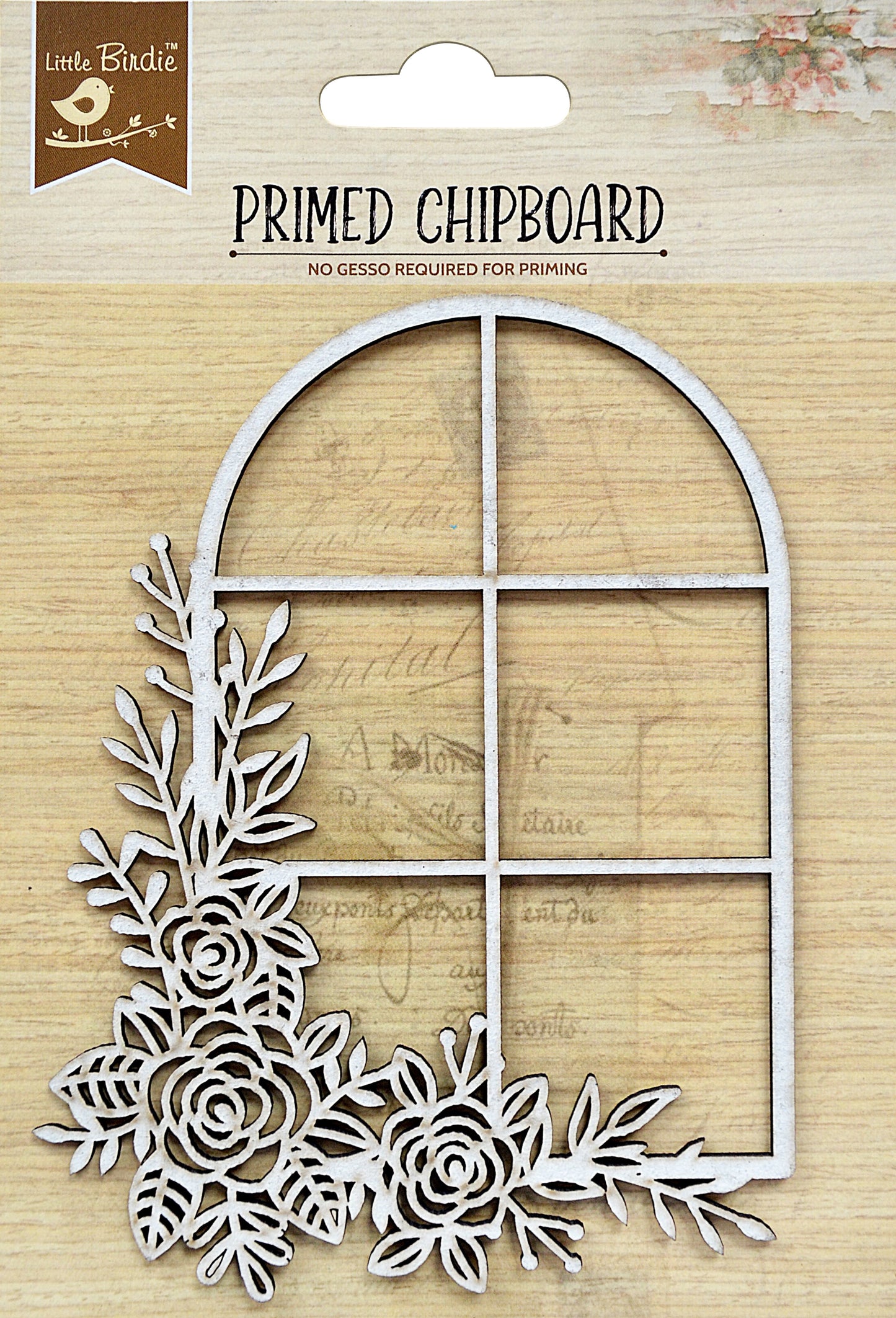 Little Birdie Laser Cut Primed Chipboard 1/Pkg-Select Style