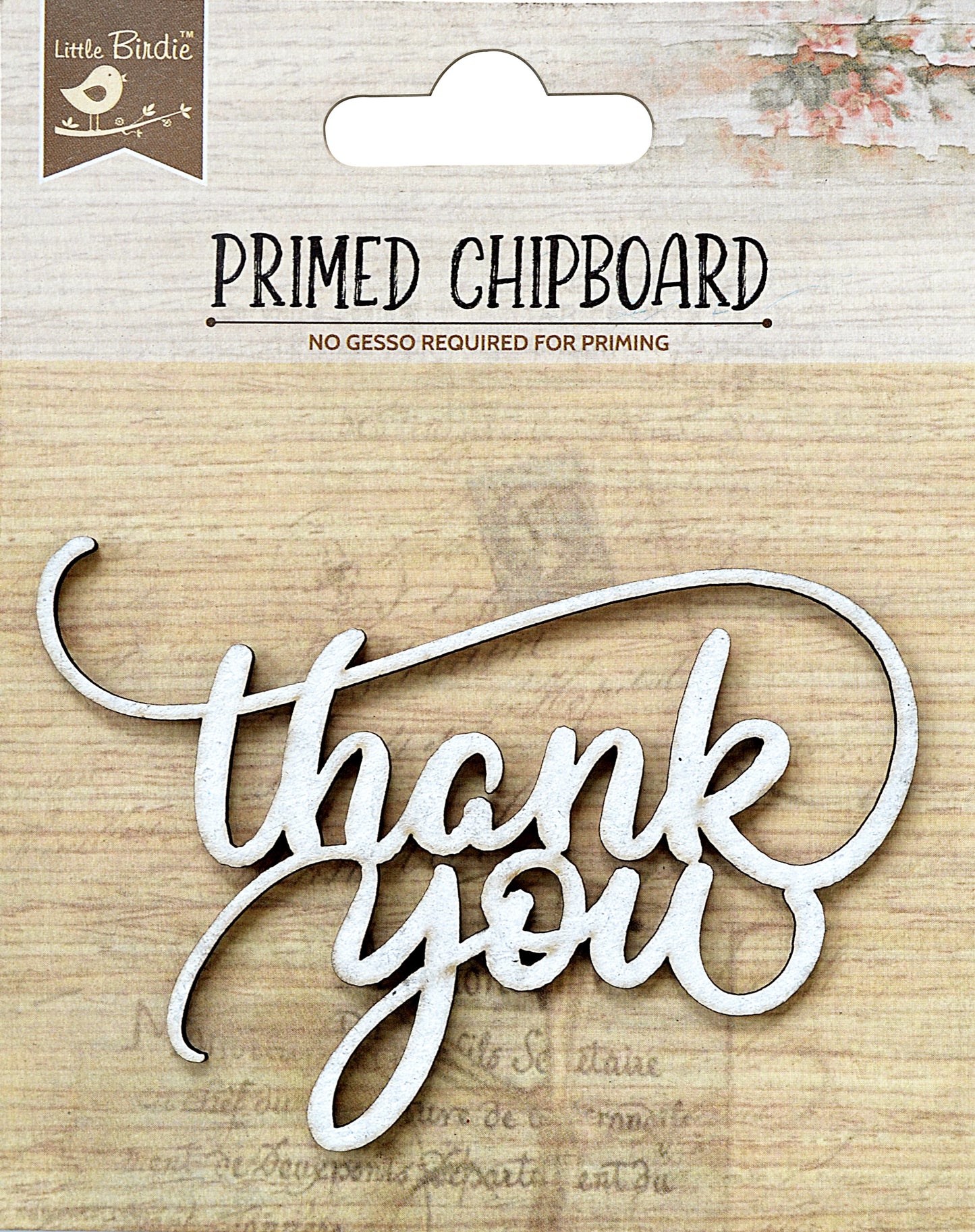 Little Birdie Laser Cut Primed Chipboard 1/Pkg-Select Style